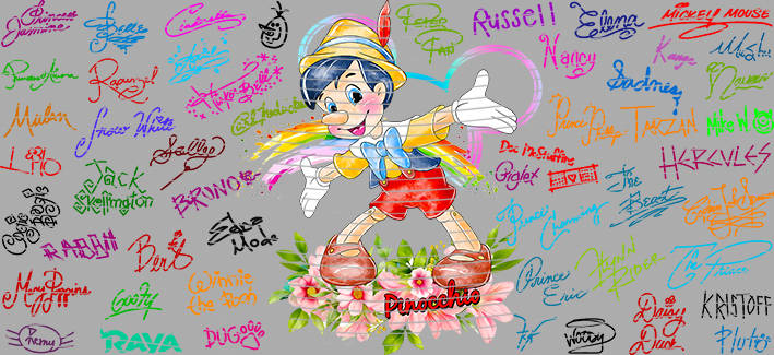 16oz Disney style-D-1309